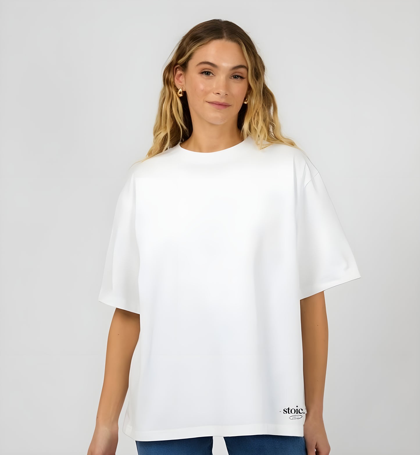 Women's Oversized White Tee