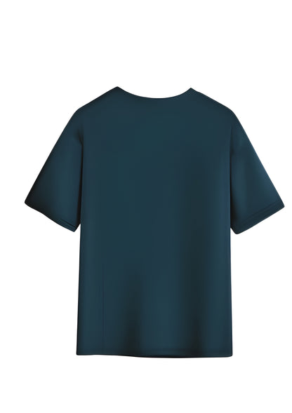 Unisex Oversized Petroleum Blue Tee