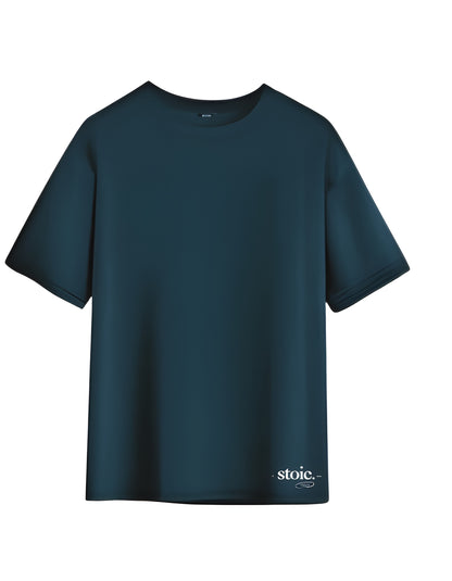 Unisex Oversized Petroleum Blue Tee