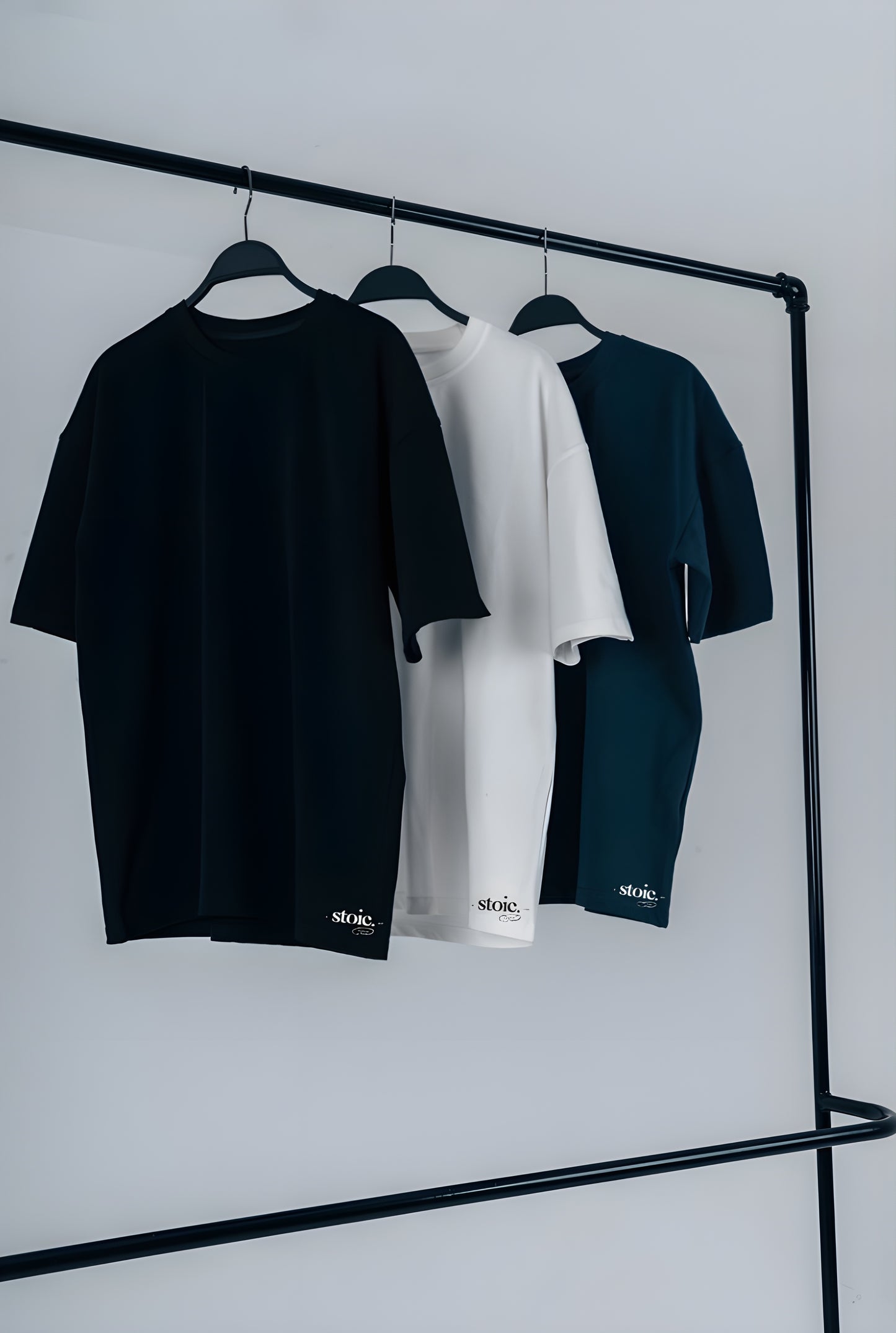 Men's Oversized Black Tee