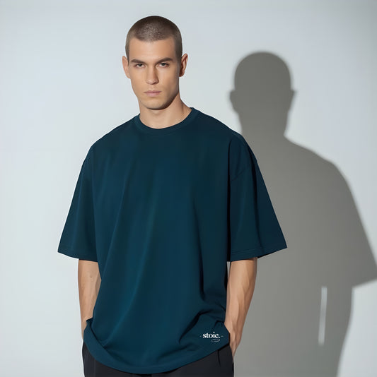 Unisex Oversized Petroleum Blue Tee