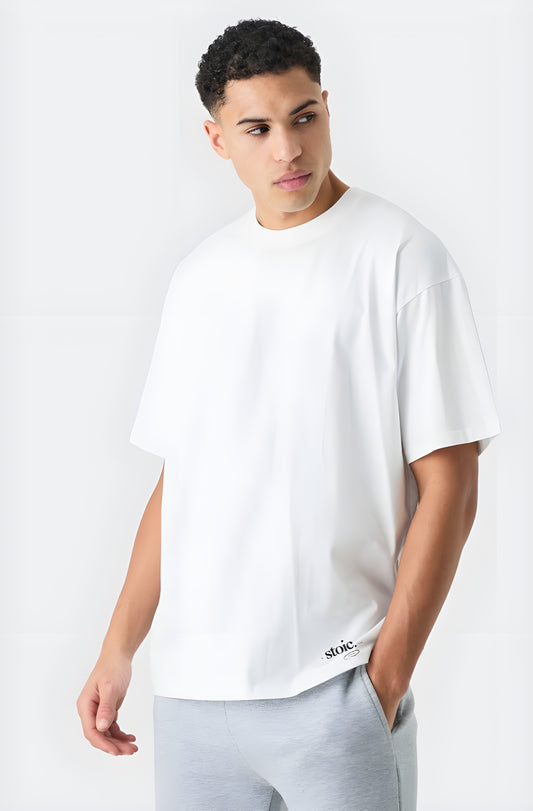 Men's Oversized White Tee